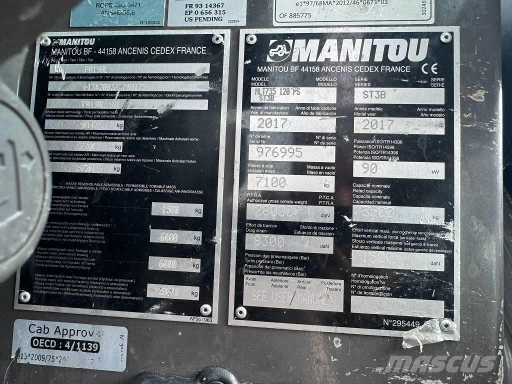 Manitou MLT 735-120 Телескопични товарачи за селското стопанство