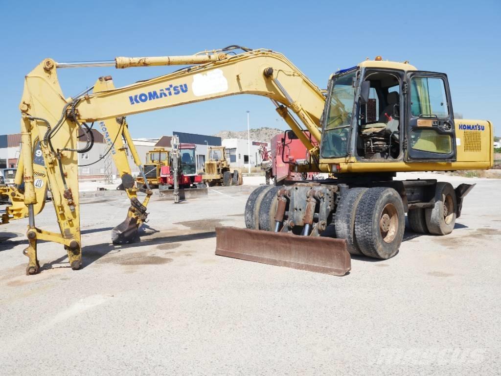 Komatsu PW 170 Колесни екскаватори