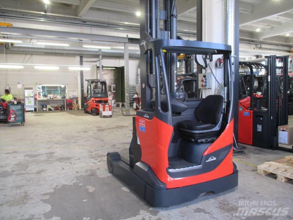 Linde R20 Ретрак/ Високоповдигач с изместване на вилката напред