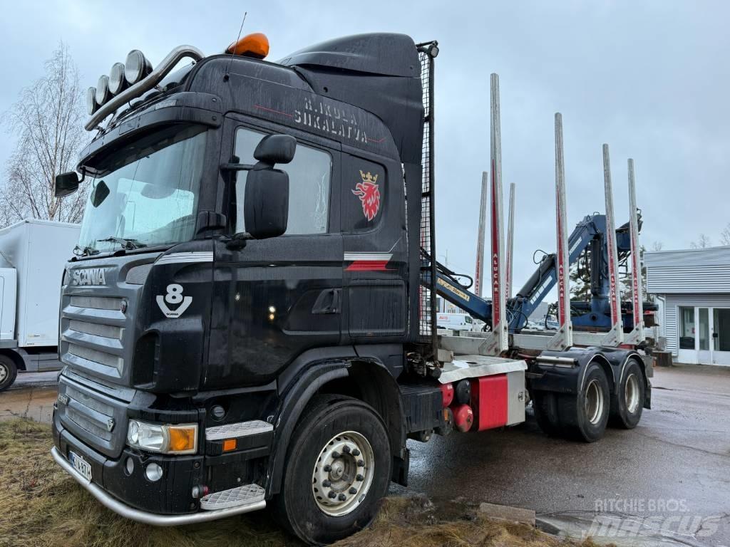 Scania R 560 За превоз на дървени трупи