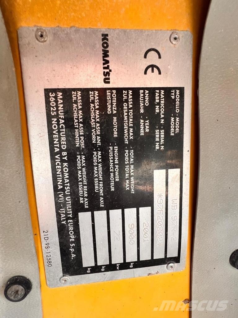 Komatsu WB 97 R-2 Товарач със заден ексватор