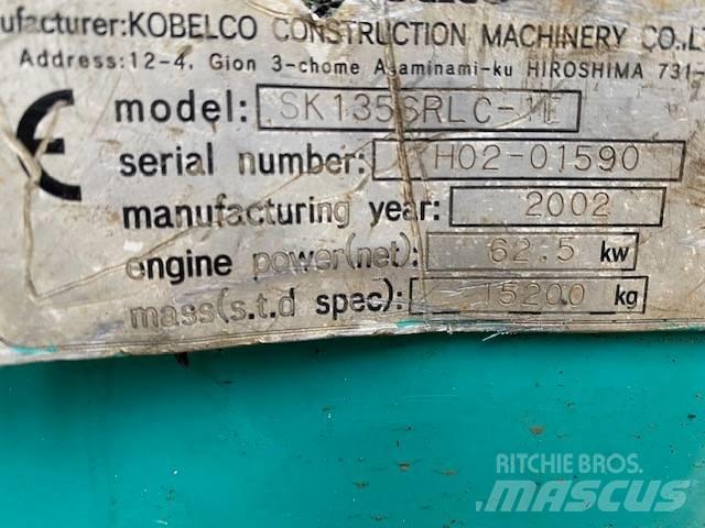Kobelco SK 135 SR LC Верижен екскаватор