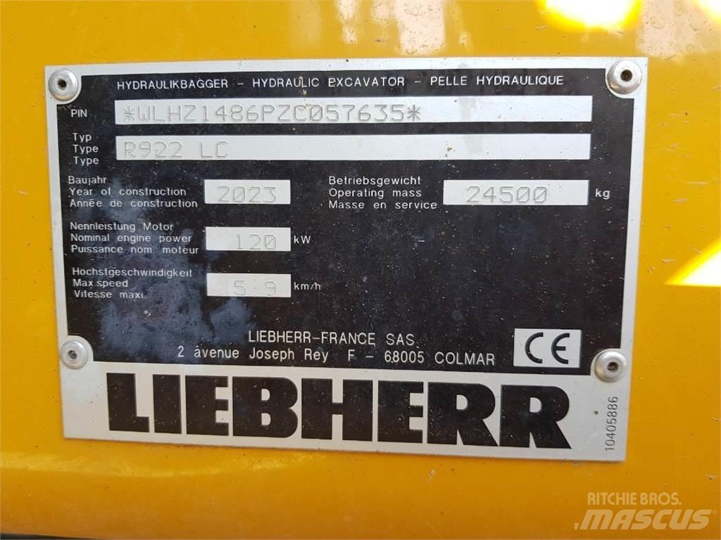 Liebherr R922 Верижен екскаватор