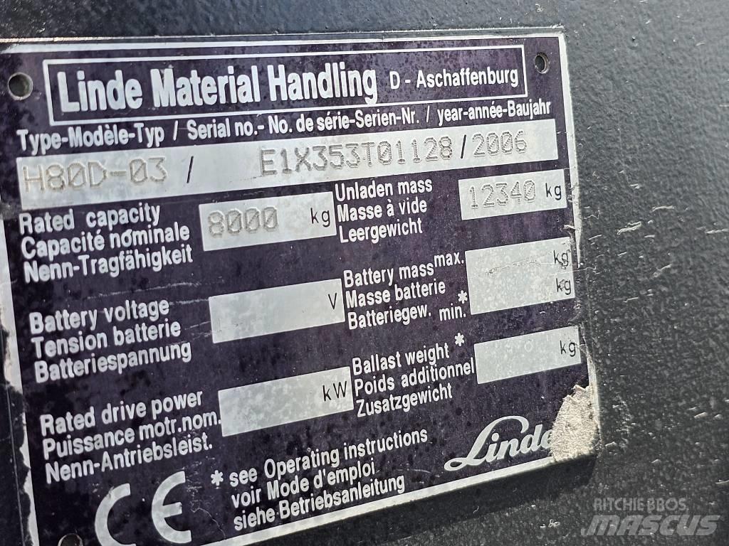 Linde H80D-03 Дизелови камиони