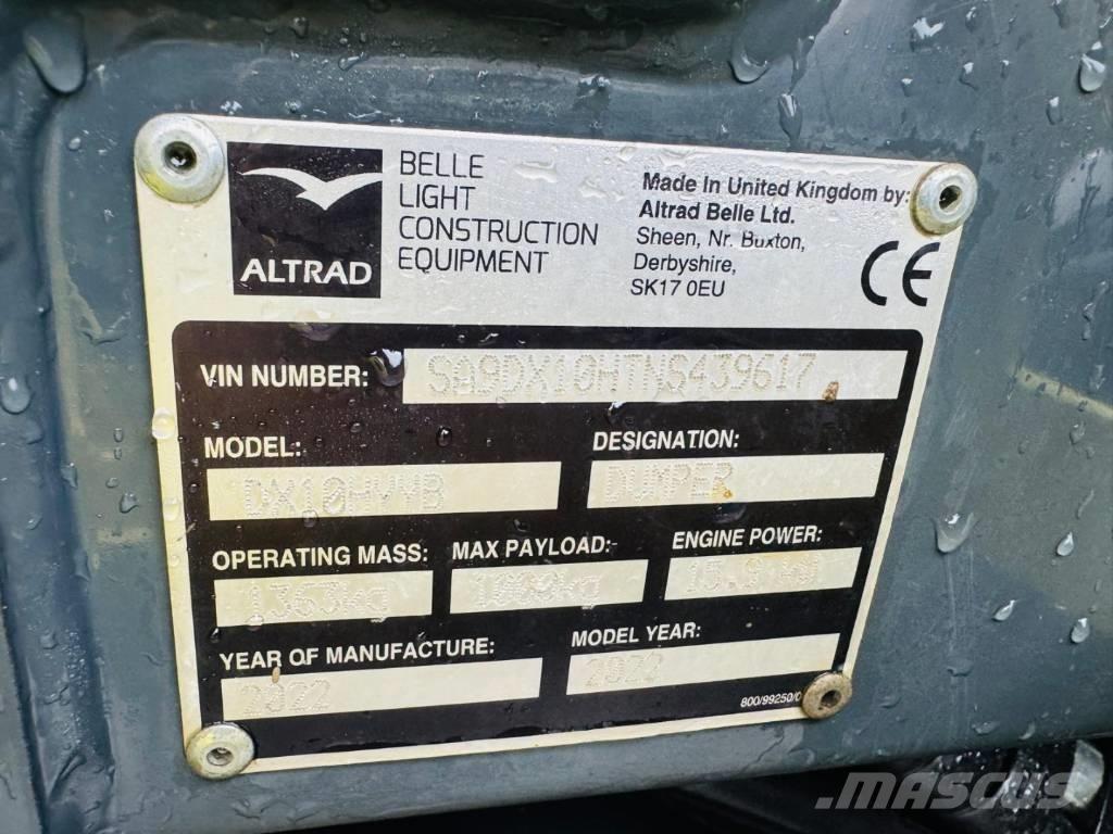 Altrad Belle DX1000 Странични самосвали