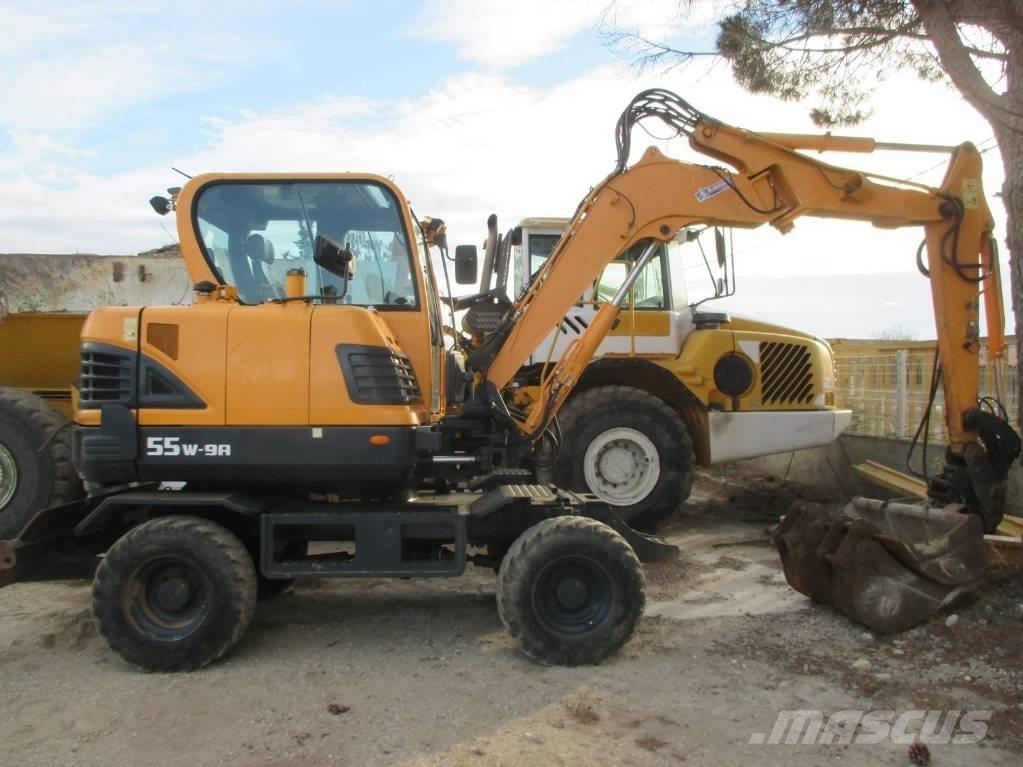Hyundai R 55W 9A Мини екскаватори < 7 т