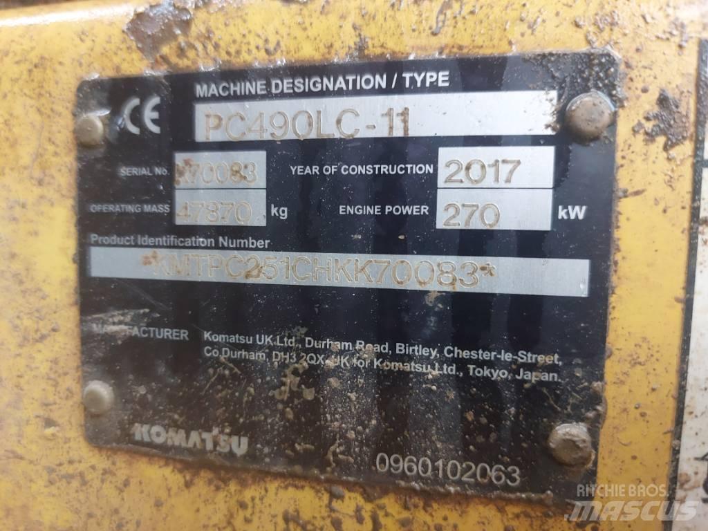 Komatsu PC490LC-11 Верижен екскаватор