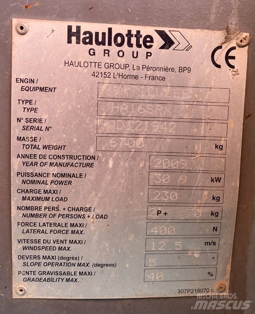 Haulotte HA 16 SPX Съчленени стрелови подемници