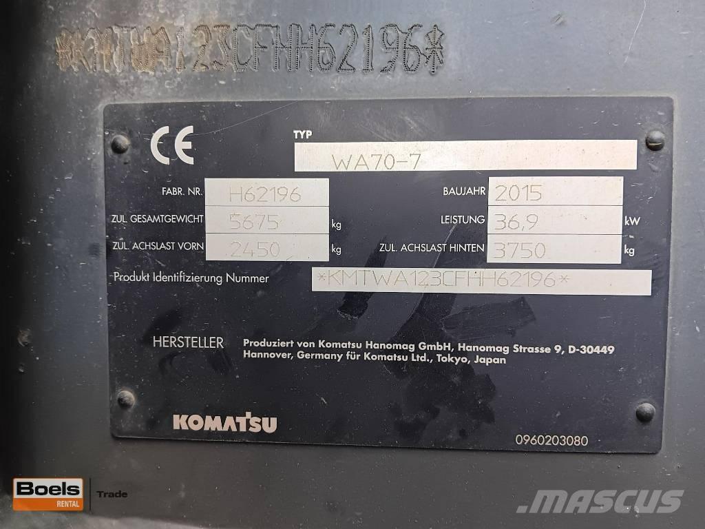 Komatsu WA 70-7 Колесни товарачи