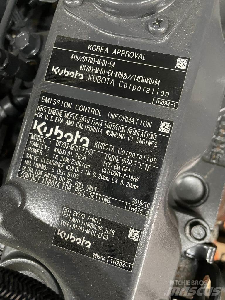 Kubota D1703 Двигатели