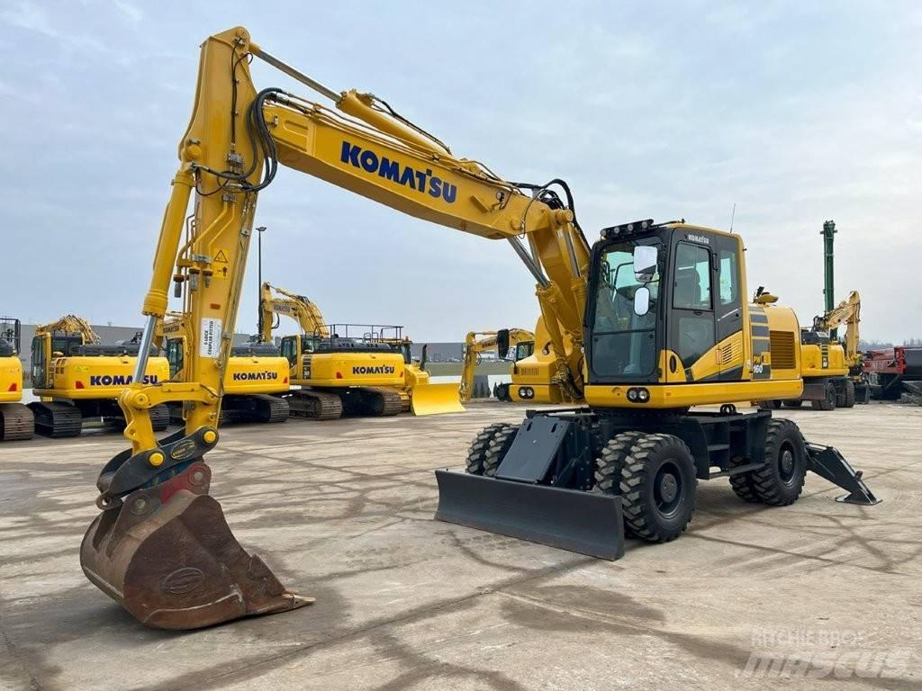 Komatsu PW160-11 Колесни екскаватори
