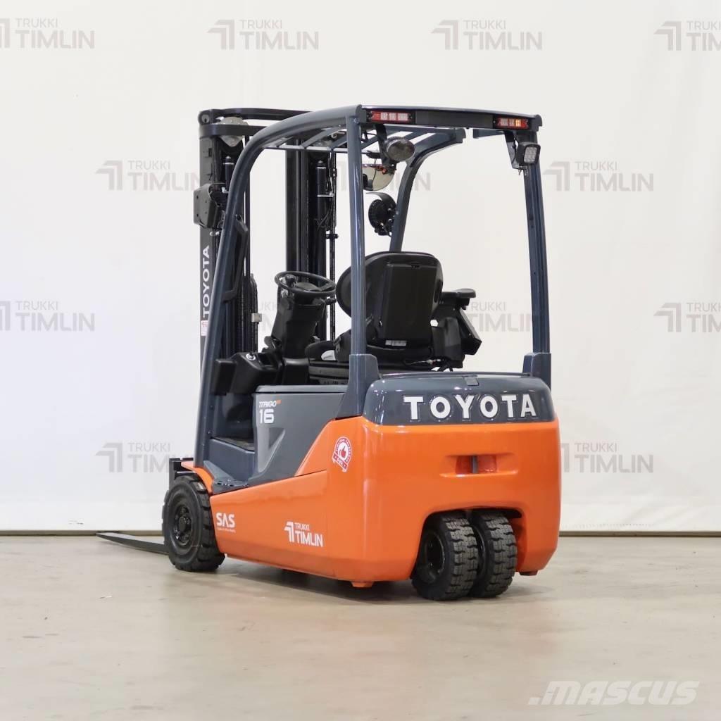 Toyota 8FBE16T Електрически вилични кари-повдигачи