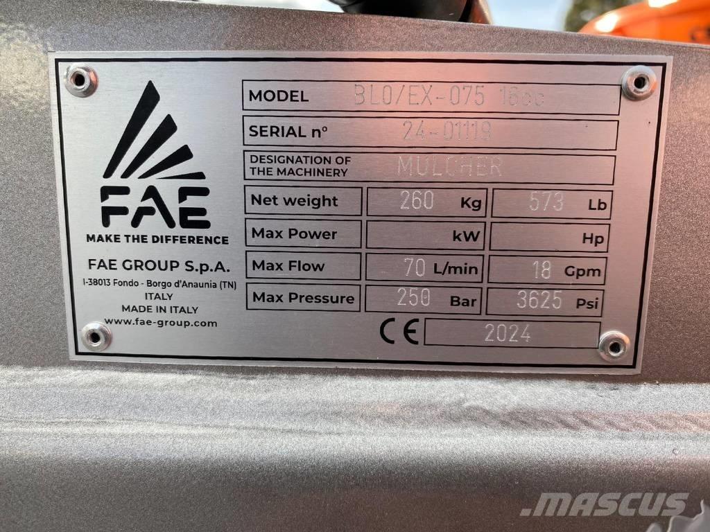 FAE BLO/EX-075 Машини за кастрене на дървета