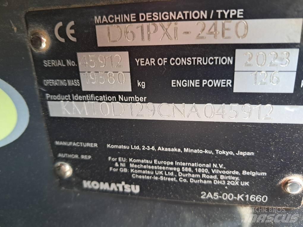 Komatsu D61PXI-24E0 Верижни булдозери
