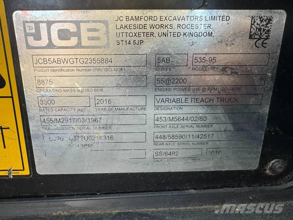 JCB 535-95 T4 Телескопични товарачи