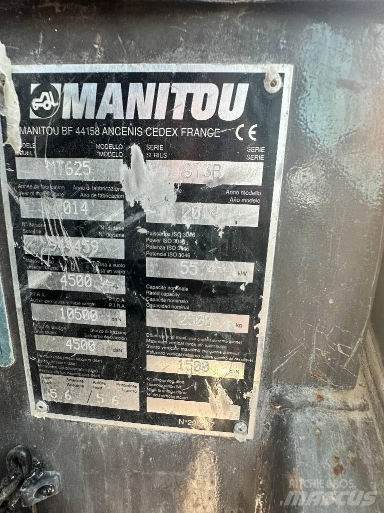 Manitou MT 625 Телескопични товарачи