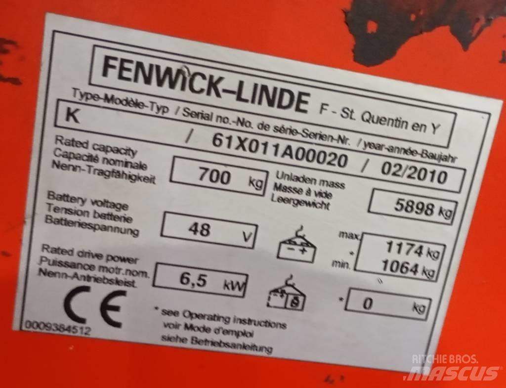 Linde K 011 Ретрак/ Високоповдигач с изместване на вилката напред