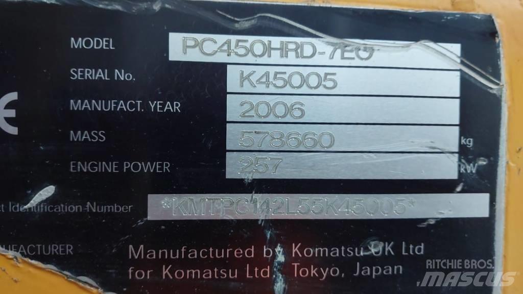 Komatsu PC450HRD-7E0 Багери за разрушаване

