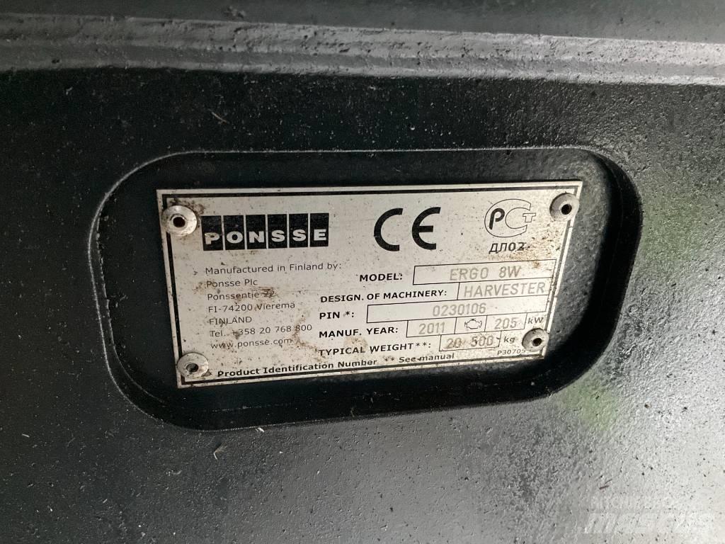 Ponsse ERGO 8W Харвестери