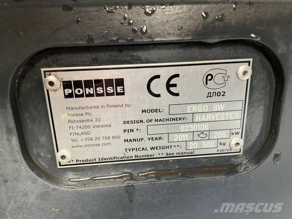 Ponsse ERGO 8W Харвестери