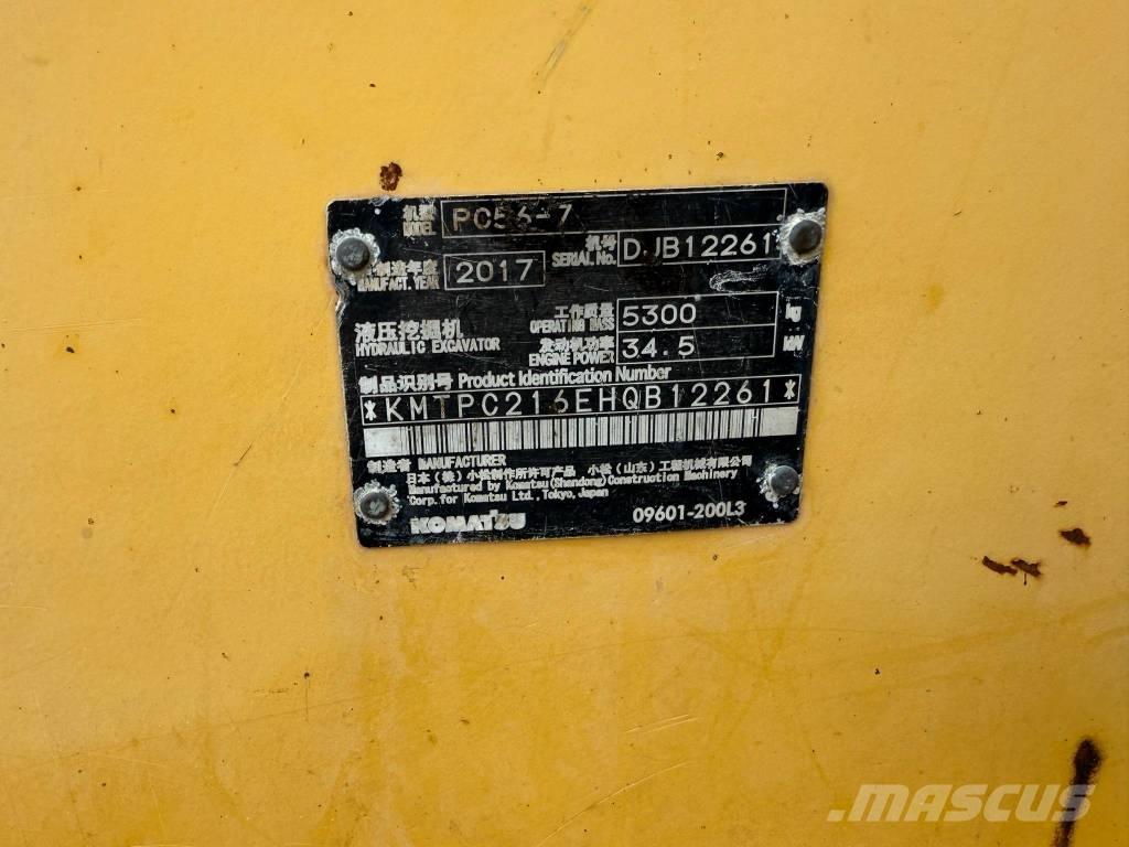Komatsu PC 56-7 Мини екскаватори < 7 т