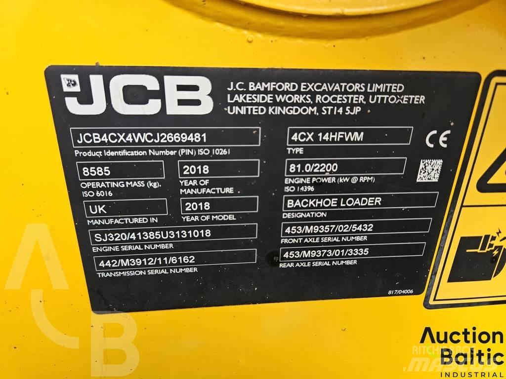 JCB 4 CX Товарач със заден ексватор