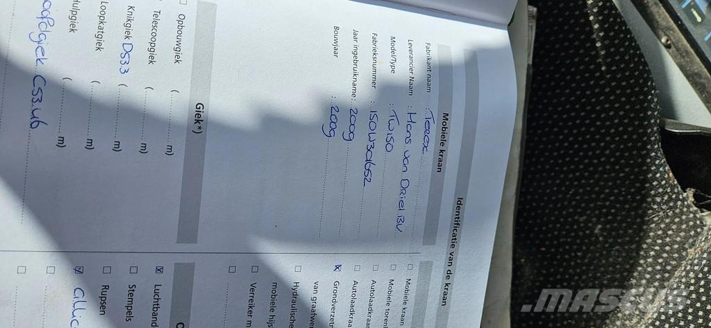 Terex TW150 Колесни екскаватори