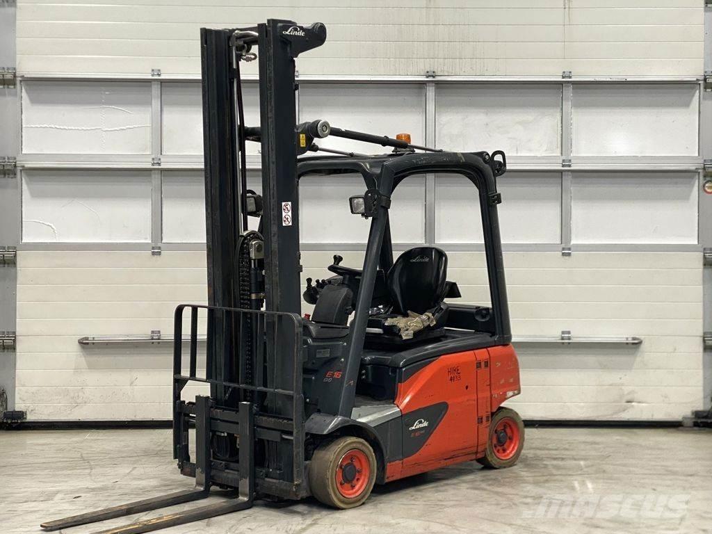 Linde E16P-02 Електрически вилични кари-повдигачи