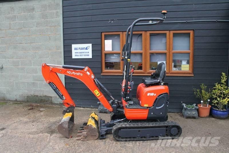 Kubota U 10-3 Мини екскаватори < 7 т