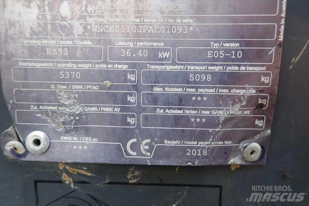 Wacker Neuson EZ 53 Мини екскаватори < 7 т