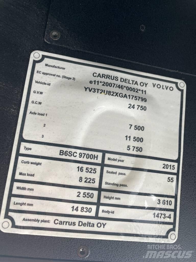 Volvo 9700H B11R Междуградски автобуси
