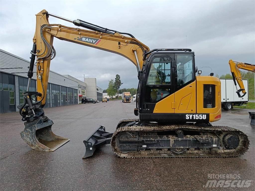 Sany SY155U Верижен екскаватор