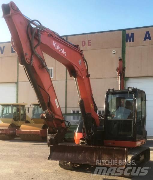 Kubota KX 080-4 Средни екскаватори 7т - 12т