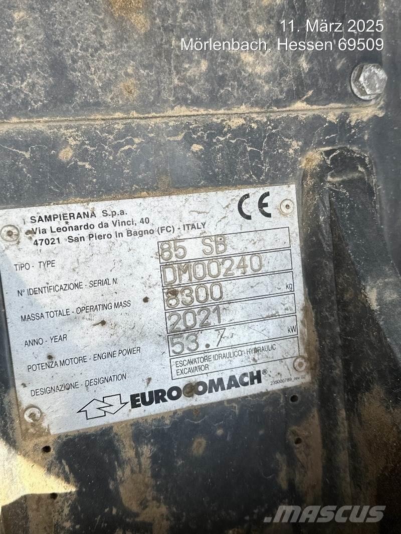 Eurocomach 85SB Мини екскаватори < 7 т
