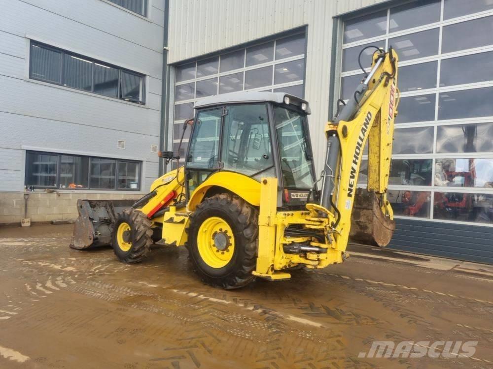 New Holland B 100 C Товарач със заден ексватор