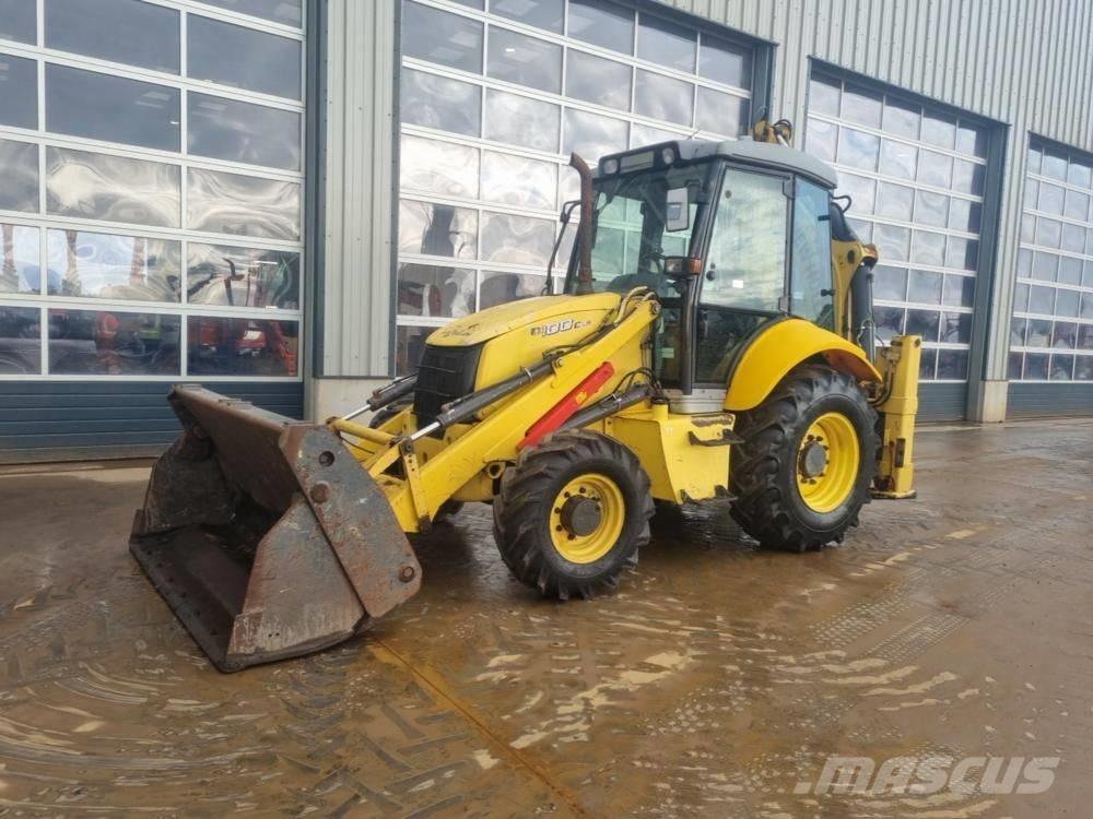 New Holland B 100 C Товарач със заден ексватор