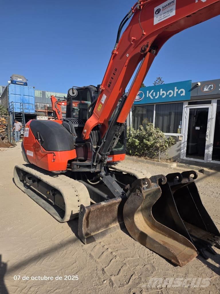 Kubota KX 080-4a2 Средни екскаватори 7т - 12т