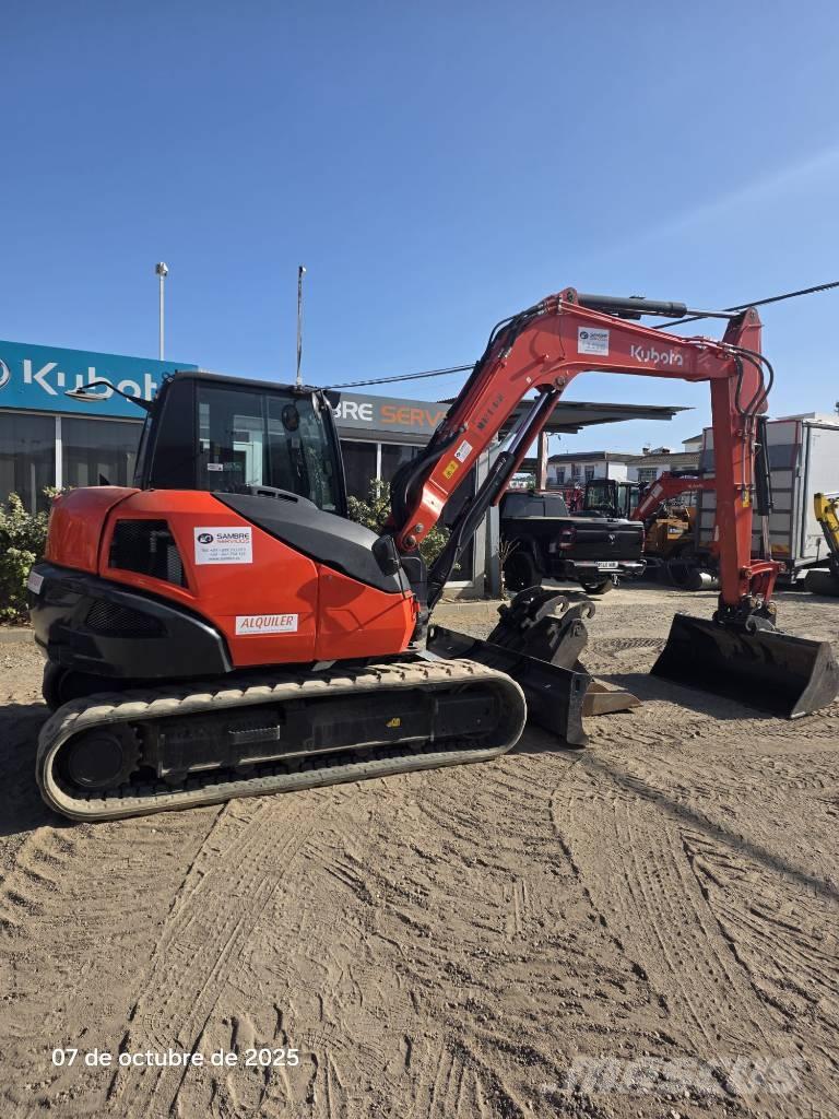 Kubota KX 080-4a2 Средни екскаватори 7т - 12т