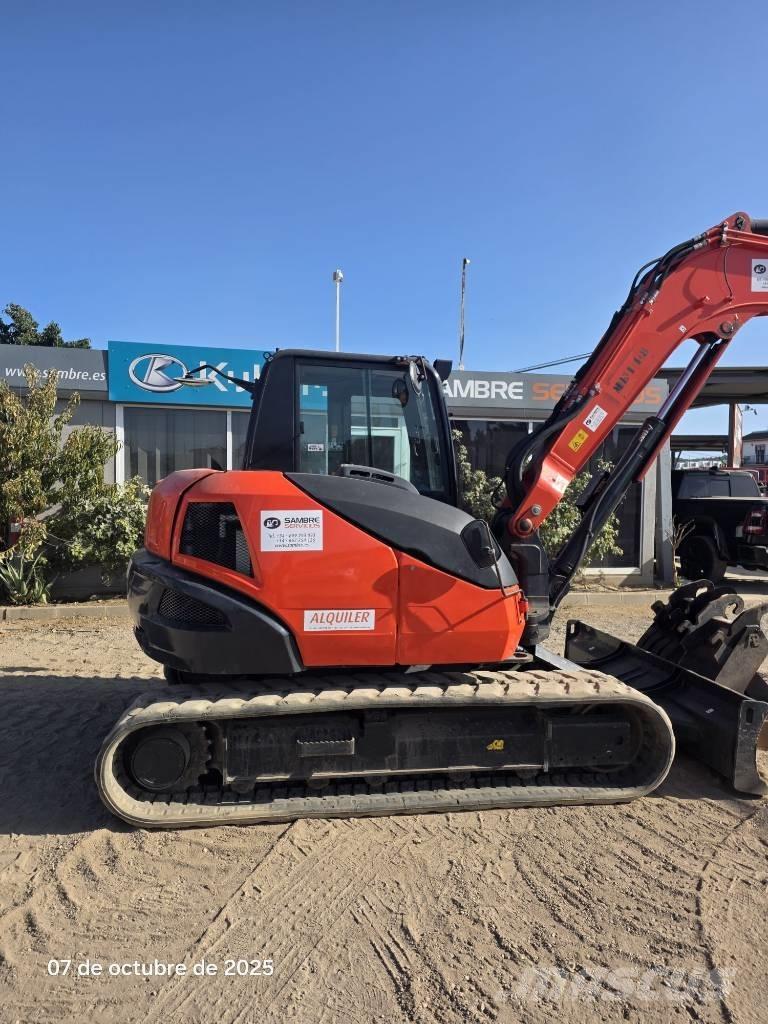Kubota KX 080-4a2 Средни екскаватори 7т - 12т