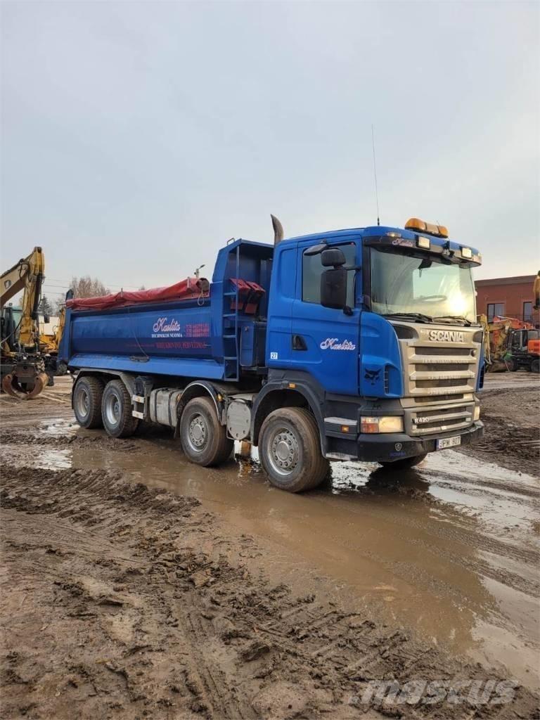 Scania R420 8x4 Камиони със скипов подемник