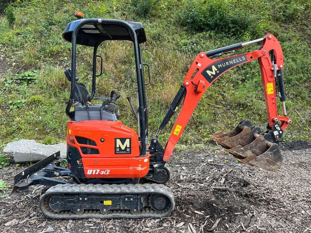 Kubota U 17-3 Мини екскаватори < 7 т