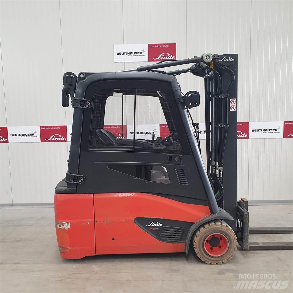 Linde E18L Електрически вилични кари-повдигачи