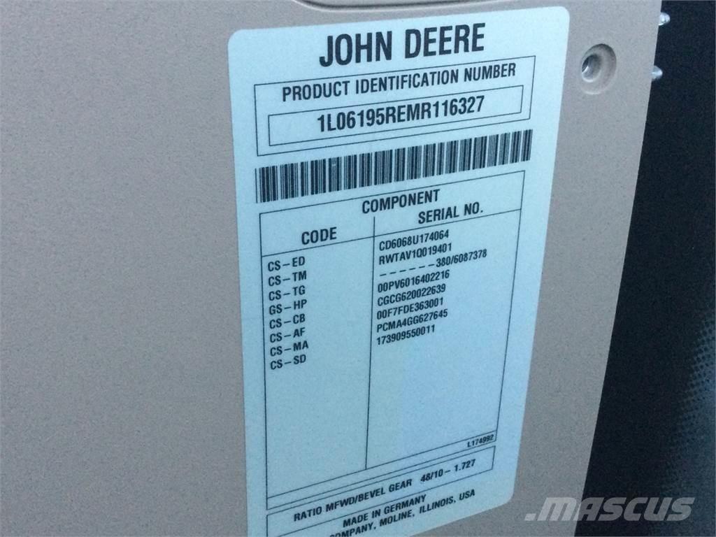 John Deere 6195R Трактори