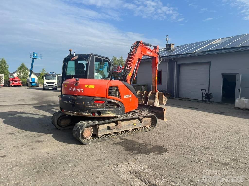 Kubota KX 080-4 Средни екскаватори 7т - 12т
