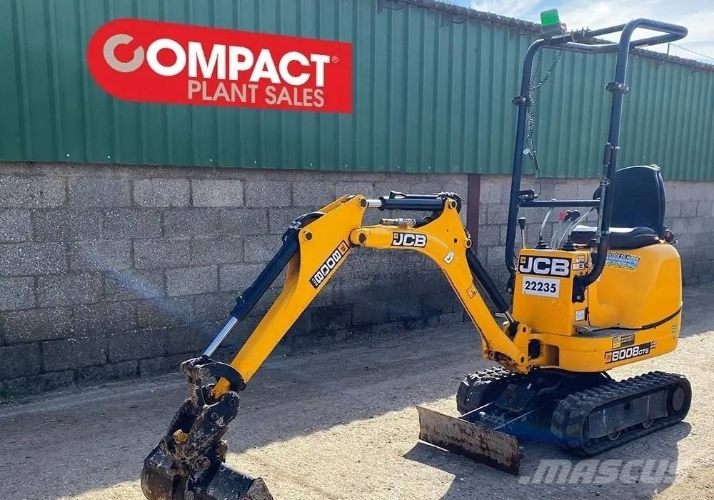JCB 8008 Мини екскаватори < 7 т