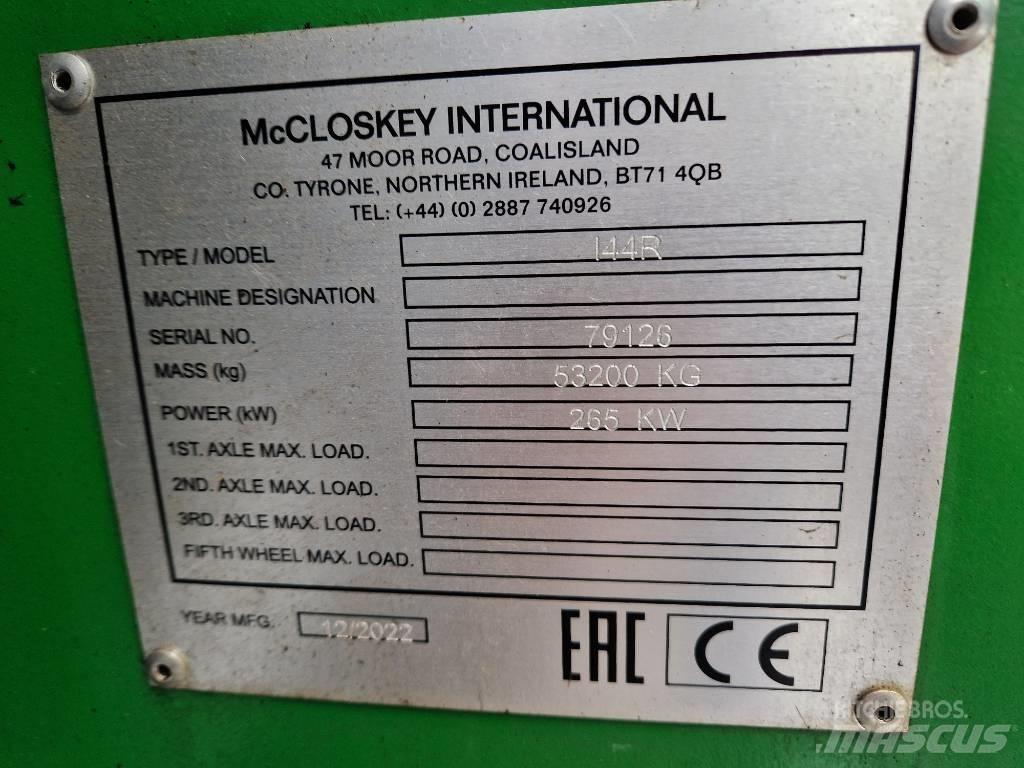 McCloskey I44RV3 Трошачки