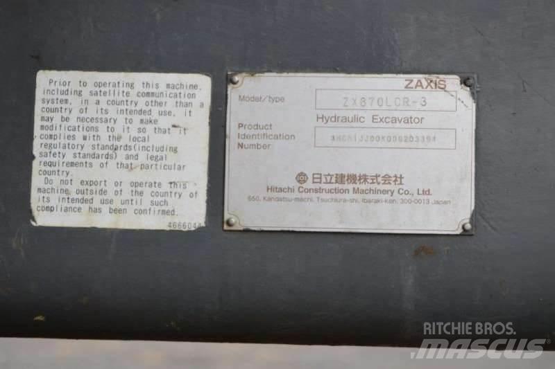 Hitachi ZX870 Мини екскаватори < 7 т