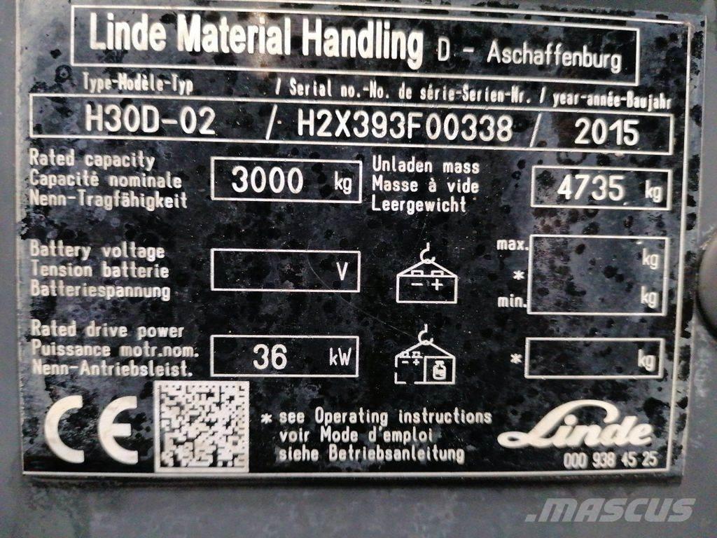 Linde H30D-02 Дизелови камиони