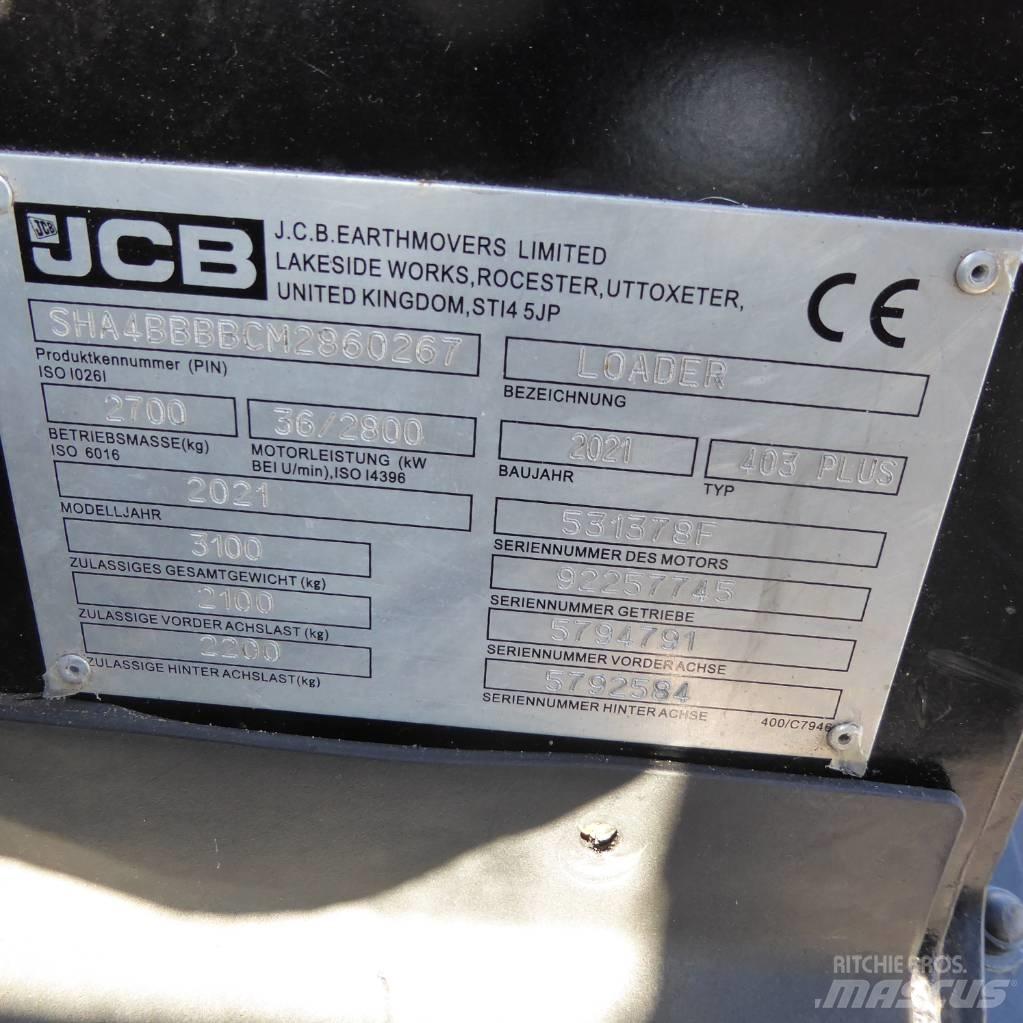 JCB 403 plus Колесни товарачи