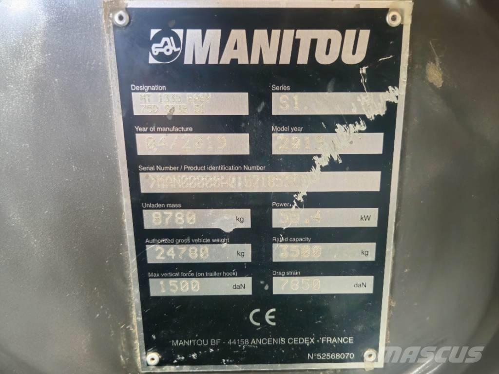 Manitou MT 1335 Телескопични товарачи